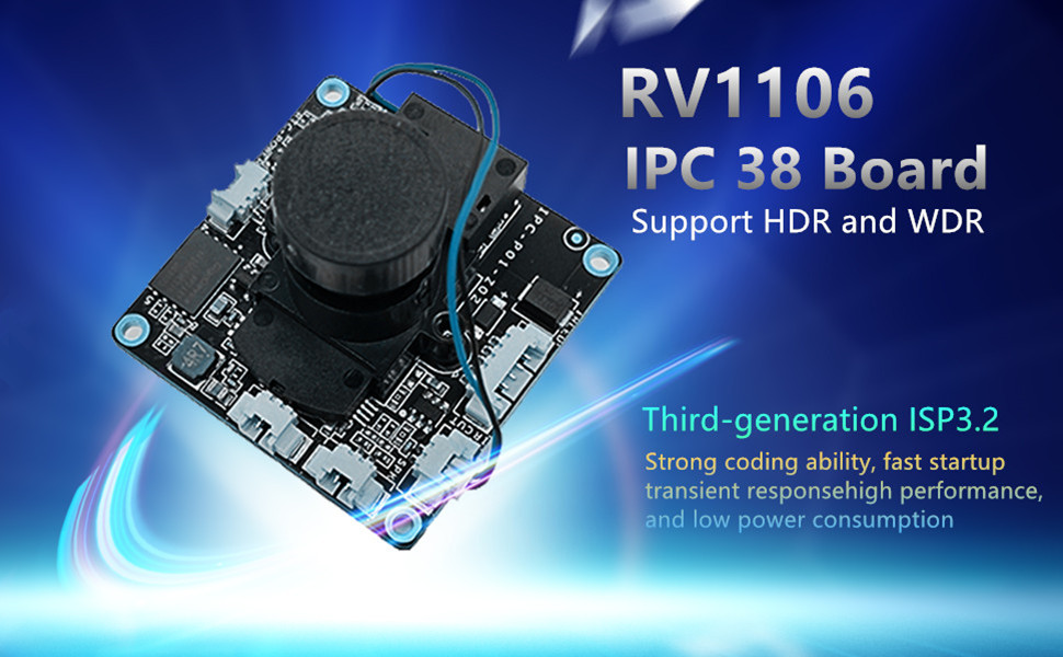 Короткий огляд плати камери TC-RV1106 IPC 38